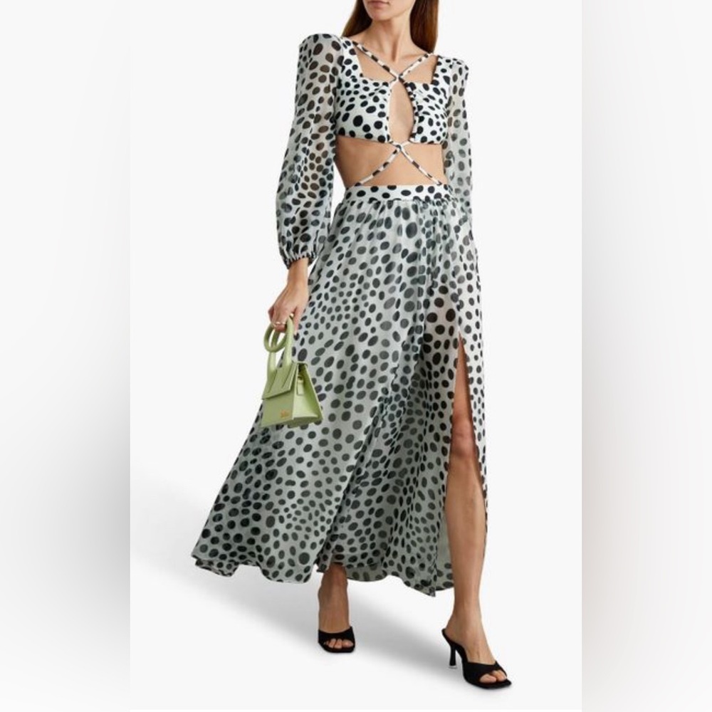 Patbo polka dot dress, size medium.